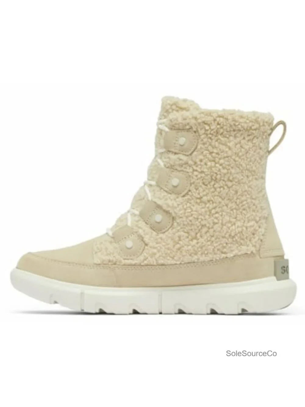 Sorel Explorer Next Joan Cozy Suede Snow Boots Lace-Up